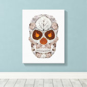 Leeshuid van spen 11 canvas afdruk (Insitu (Houten vloer))