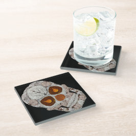 Leeshuid van spen 11 glazen onderzetter