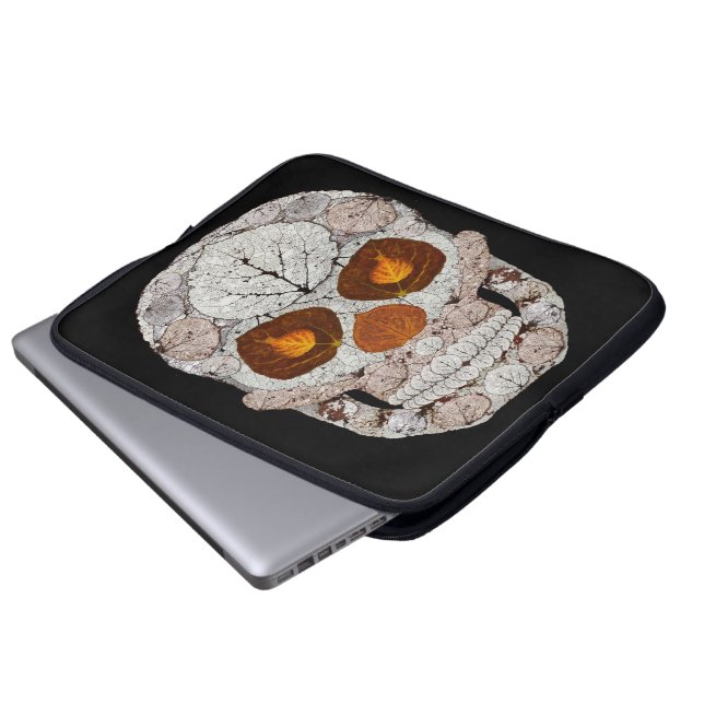 Leeshuid van spen 11 laptop sleeve (Voorkant onderkant)