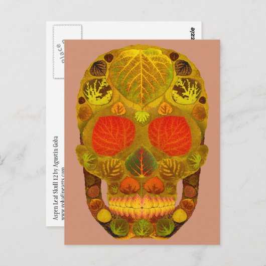 Leeshuid van spen 12 briefkaart (Voorkant / Achterkant)