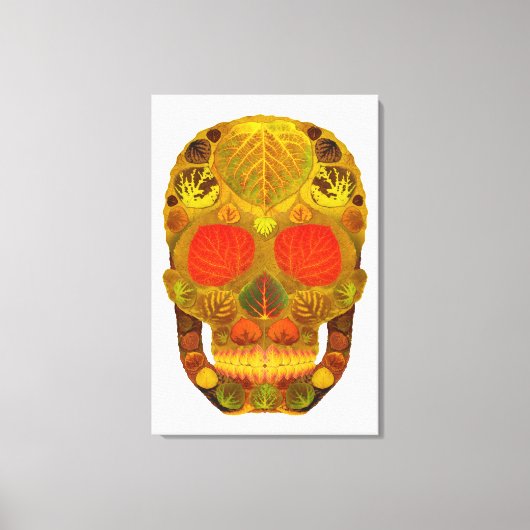 Leeshuid van spen 12 canvas afdruk (Voorkant)
