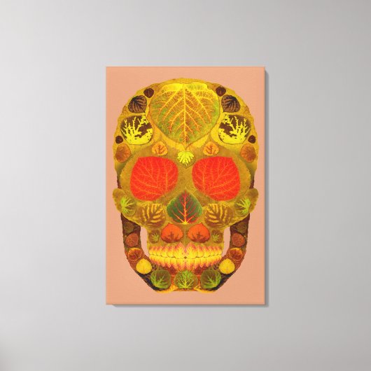 Leeshuid van spen 12 canvas afdruk (Voorkant)