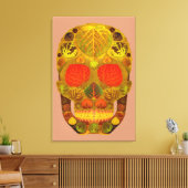 Leeshuid van spen 12 canvas afdruk (Insitu (Woonkamer))