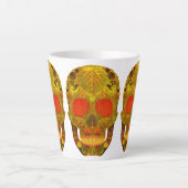 Leeshuid van spen 12 latte mok (Voorkant)