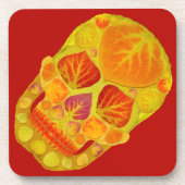 Leeshuid van spen 13 bier onderzetter (Voorkant)