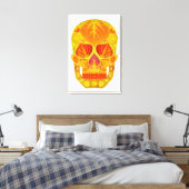 Leeshuid van spen 13 canvas afdruk (Insitu (Slaapkamer))