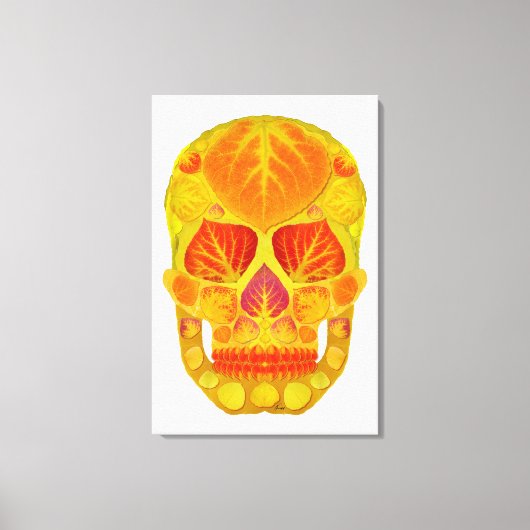 Leeshuid van spen 13 canvas afdruk (Voorkant)