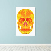 Leeshuid van spen 13 canvas afdruk (Insitu (Houten vloer))