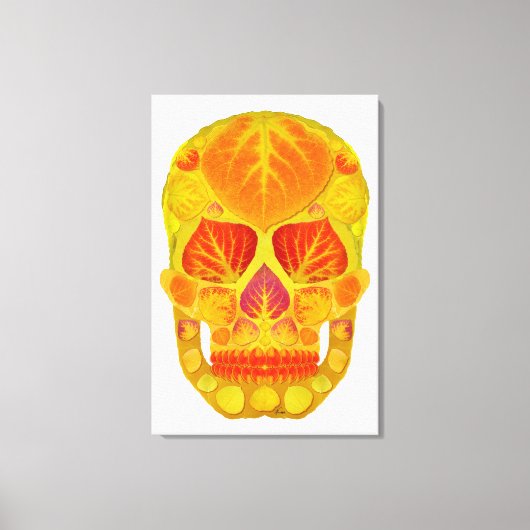 Leeshuid van spen 13 canvas afdruk (Voorkant)