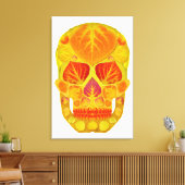 Leeshuid van spen 13 canvas afdruk (Insitu (Woonkamer))