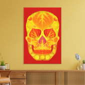 Leeshuid van spen 13 canvas afdruk (Insitu (Woonkamer))