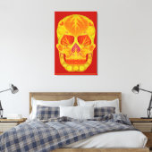 Leeshuid van spen 13 canvas afdruk (Insitu (Slaapkamer))