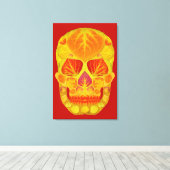 Leeshuid van spen 13 canvas afdruk (Insitu (Houten vloer))