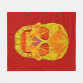 Leeshuid van spen 13 fleece deken (Voorkant (Horizontaal))