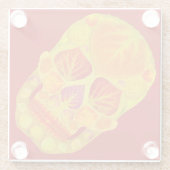 Leeshuid van spen 13 glazen onderzetter (Achterkant)