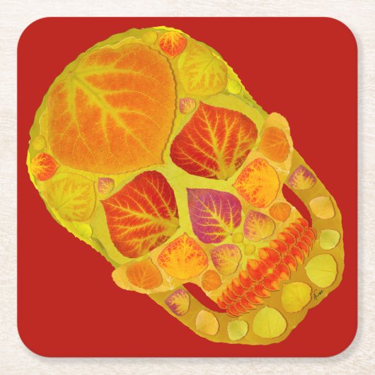 Leeshuid van spen 13 kartonnen onderzetters (Voorkant)