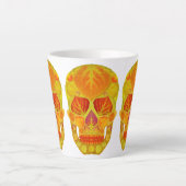 Leeshuid van spen 13 latte mok (Voorkant)