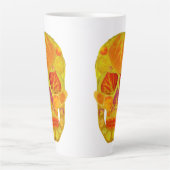 Leeshuid van spen 13 latte mok (Voorkant)