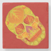 Leeshuid van spen 13 stenen onderzetter (Voorkant)