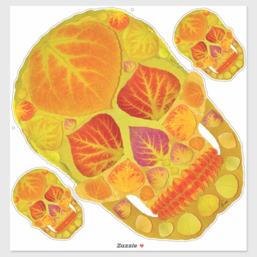 Leeshuid van spen 13 sticker (Vel)