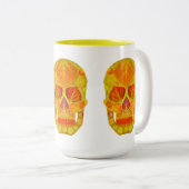 Leeshuid van spen 13 tweekleurige koffiemok (Voorkant rechts)