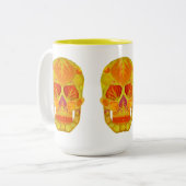 Leeshuid van spen 13 tweekleurige koffiemok (Voorkant links)