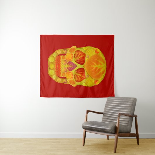 Leeshuid van spen 13 wandkleed (In Situ (horizontaal))