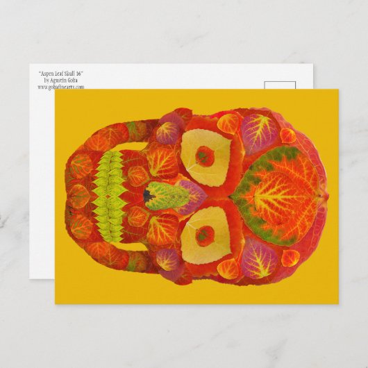 Leeshuid van spen 16 briefkaart (Voorkant / Achterkant)