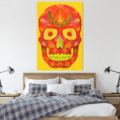 Leeshuid van spen 16 canvas afdruk (Insitu (Slaapkamer))