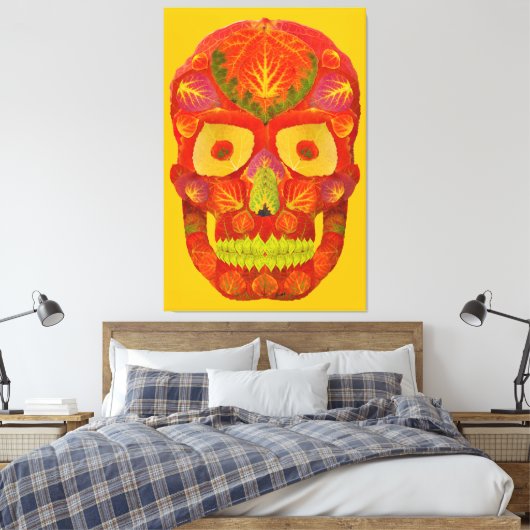 Leeshuid van spen 16 canvas afdruk (Insitu (Slaapkamer))