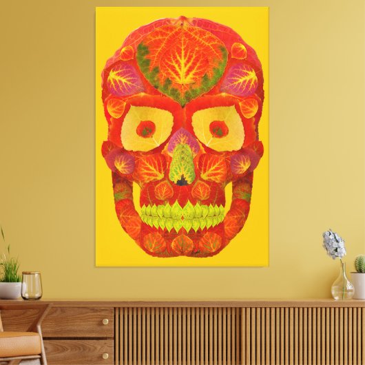 Leeshuid van spen 16 canvas afdruk (Insitu (Woonkamer))