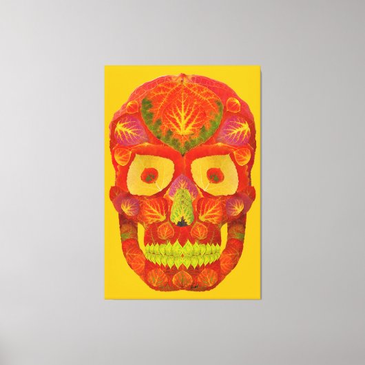 Leeshuid van spen 16 canvas afdruk (Voorkant)