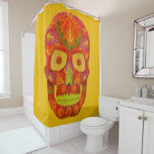 Leeshuid van spen 16 douchegordijn (In situ)