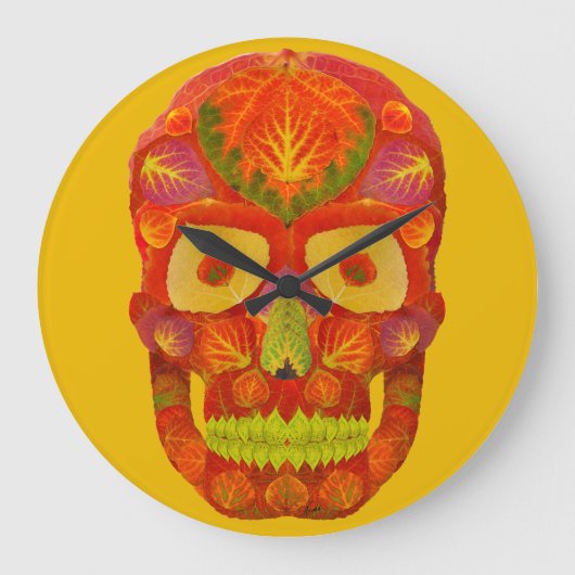 Leeshuid van spen 16 grote klok (Voorkant)