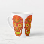 Leeshuid van spen 16 latte mok (Linkerhoek)