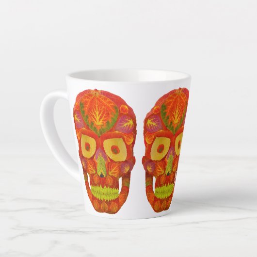 Leeshuid van spen 16 latte mok (Linkerhoek)