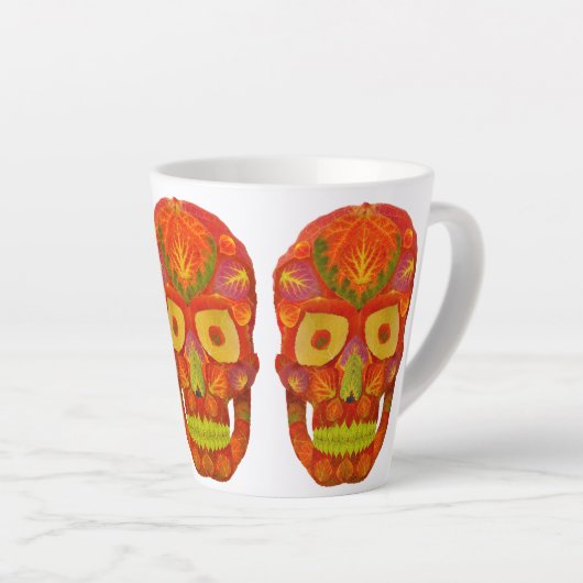 Leeshuid van spen 16 latte mok (Rechterhoek)