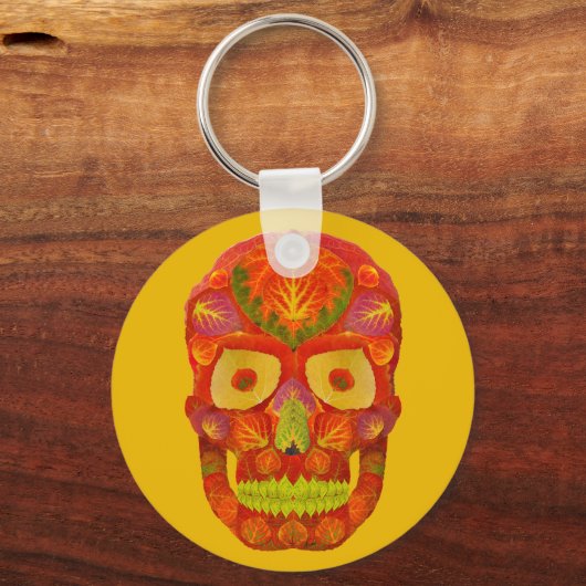 Leeshuid van spen 16 sleutelhanger (Voorkant)