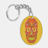 Leeshuid van spen 16 sleutelhanger (Voorkant Links)