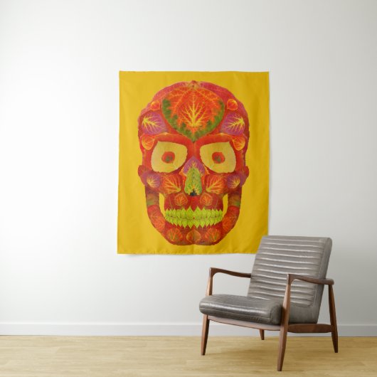 Leeshuid van spen 16 wandkleed (In situ)