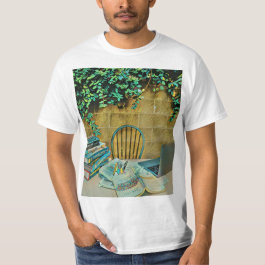 leesillustraties t-shirt (Voorkant)