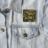 leesillustraties vierkante button 5,1 cm (In situ)