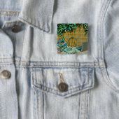 leesillustraties vierkante button 5,1 cm (In situ)