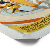 Leesjaar Dames/vrouwen met een kinderdagverblijf P Poster (Hoek)