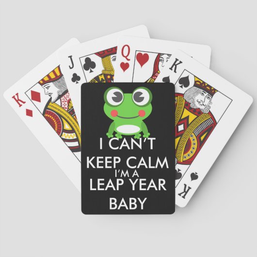 Leesjaar/lepdag Baby-afspeelkaarten Speelkaarten (Achterkant)