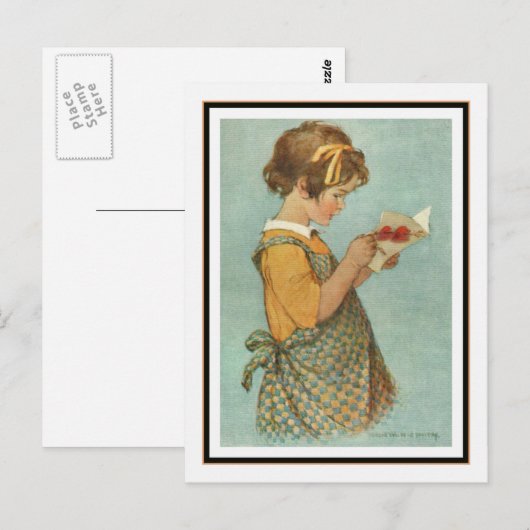 leeskaart van Jessie Willcox Smith Briefkaart (Voorkant / Achterkant)