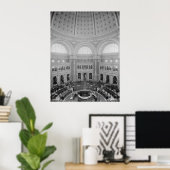 Leeskamer Rotunda (bibliotheek van het Congres) Poster (Thuiskantoor)