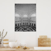 Leeskamer Rotunda (bibliotheek van het Congres) Poster (Keuken)