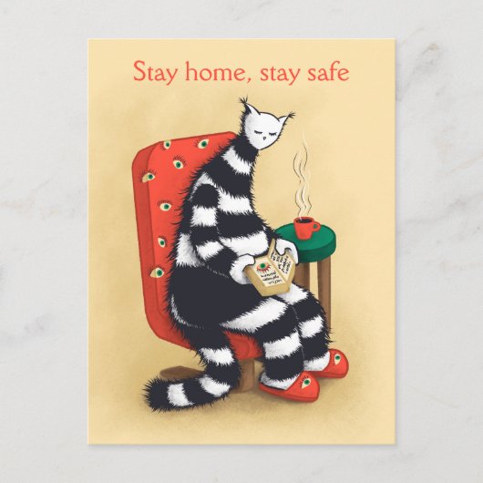 Leeskastalafdruk Briefkaart (Voorkant)