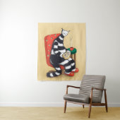 Leeskastalafdruk Wandkleed (In situ)